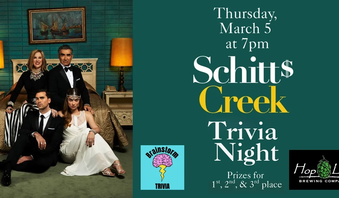 Schitt’s Creek Trivia Night